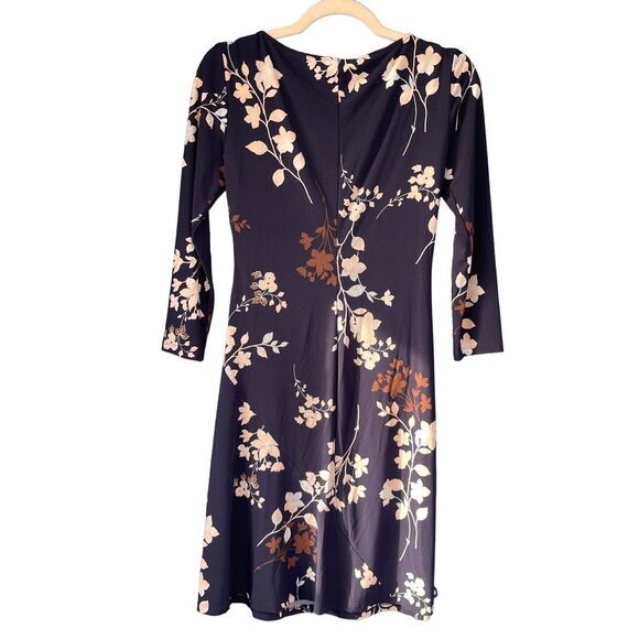 D1 Chaps Belmont Floral‎ Stretchy Midi Dress Size XS - Picture 3 of 7